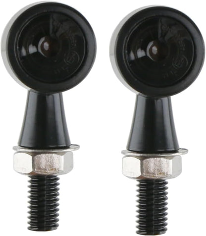 ya 4 8.14 Black Universal Motorcycle LED Bullet for Mini Turn Signal Brake Flasher Light 