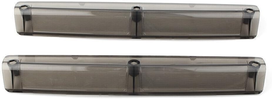 ya 9 10.24 for Harley Touring FLHTC Tour Pack Pak Trunk Tan 2X Side Light Lens Covers