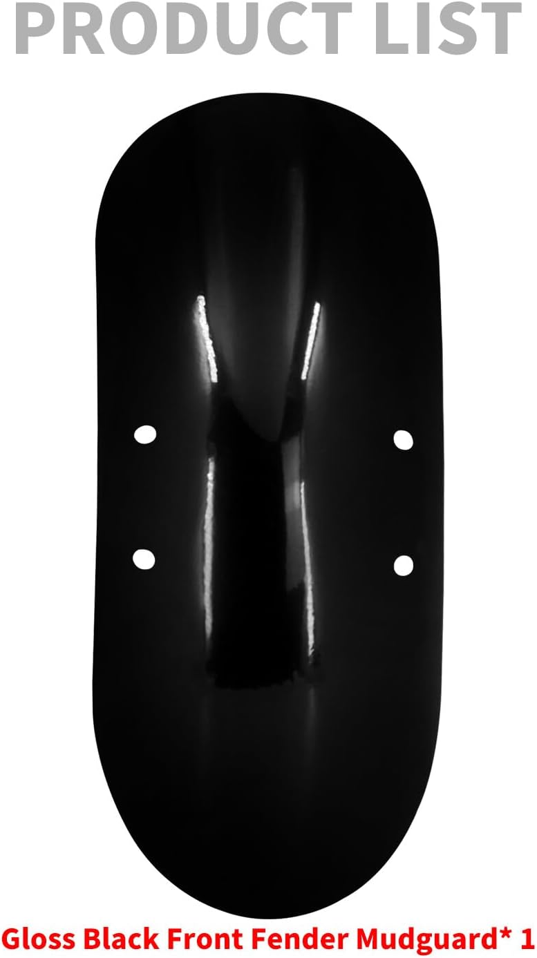 ya 7 8.24 baidi Vivid Black Front Fender Mudguard Cover Fit for Harley Forty Eight 48 1200 10-22