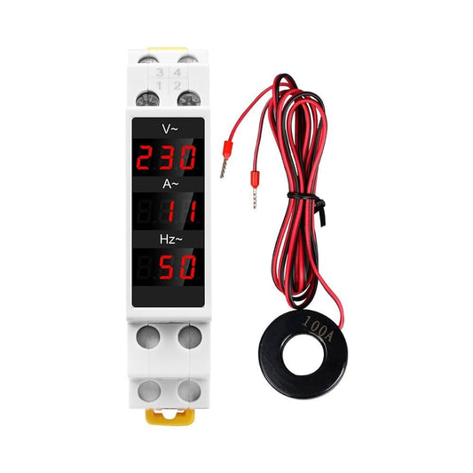 ya 16 10.20 baidi 3 in 1 LED Three Display Instrument Voltmeter Ammeter Frequency Modular Meter
