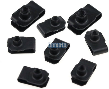ya 23 10.7 baidi Black Fairing Bolt Kit body screws Clips for Honda CBR929RR 2000-2001