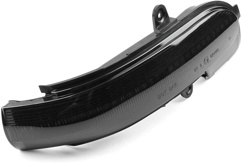 ya 7 8.24 baidi 2-Pack for 01-2007 for Benz C-Class Sequential LED Side Mirror Light Smoke Lens 