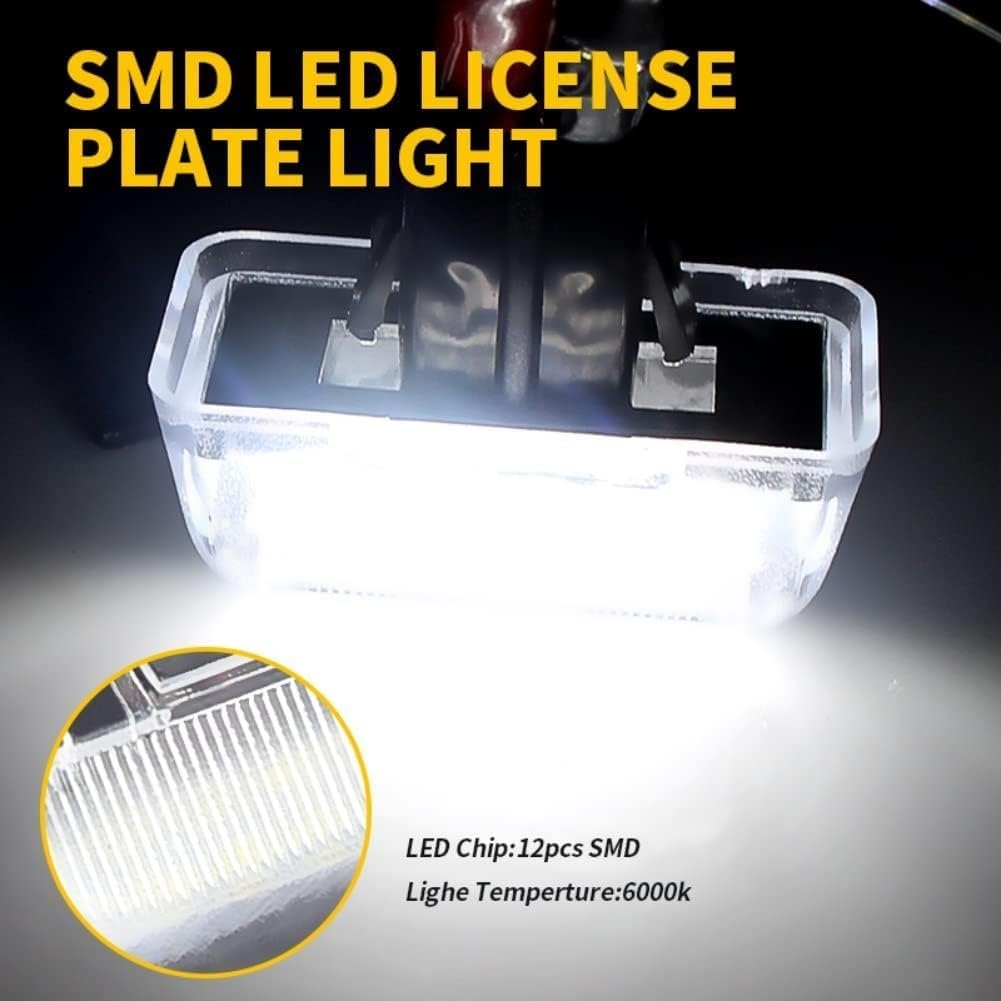 ya 13 9.15 baidi For for Ford Transit Connect MK6 MK7 Rear License Plate Light Lamp 6000K White LED