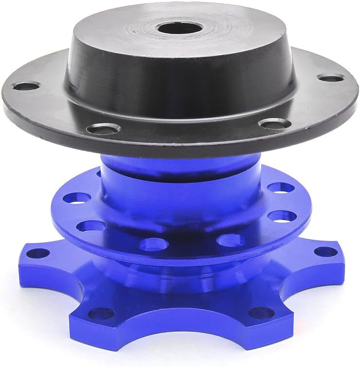 ya 10 9.16 zhengce Sports Steering Wheel Quick Release Snap Off Boss Kit Hub Adapter Blue Univ