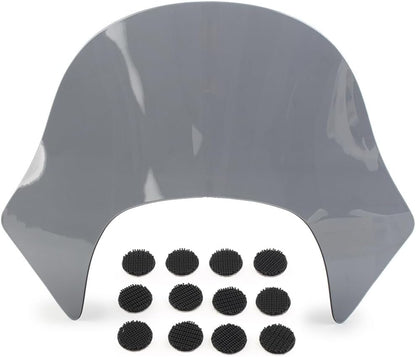 ya 23 10.7 baidi Laminar Lip Windshield Windscreen Shield for Harley Dyna Sportster Softail Smoke