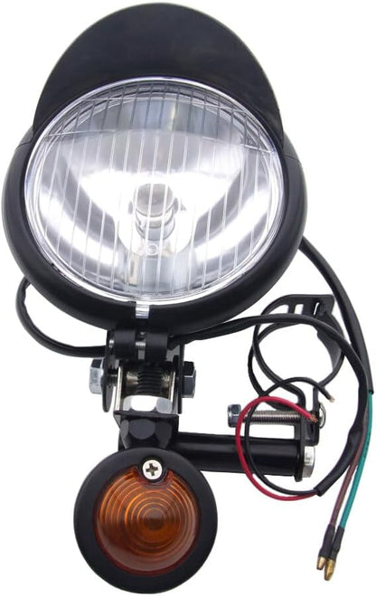 ya 4 8.14 2x Motorrad Roller Zusatzscheinwerfer Nebelscheinwerfer mit Blinker Universal