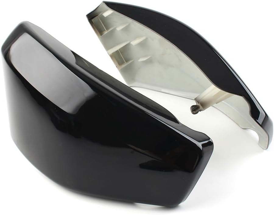 ya 23 10.7 baidi Battery Left & Right Side Covers Black ABS Plastic for Honda VTX1300 2003-2009