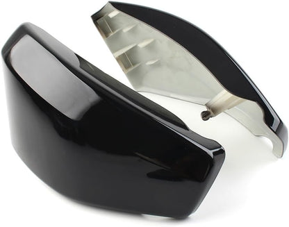 ya 23 10.7 baidi Battery Left & Right Side Covers Black ABS Plastic for Honda VTX1300 2003-2009