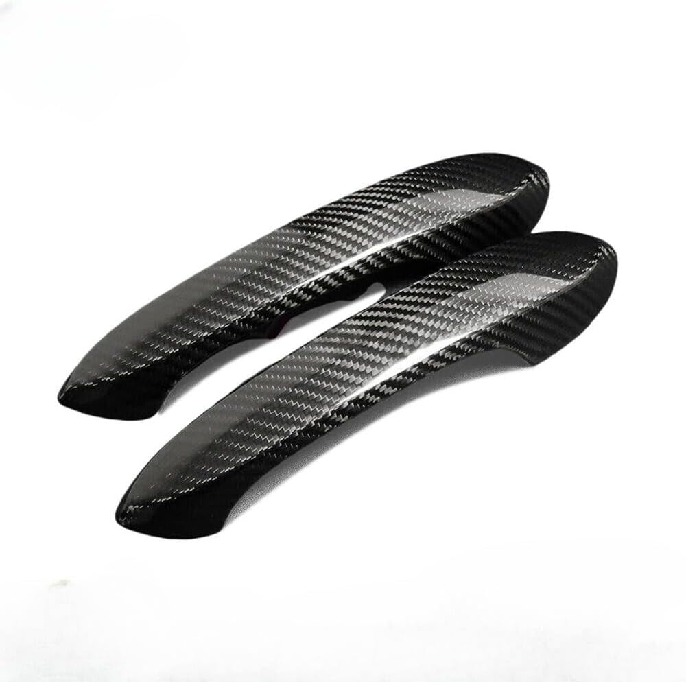 ya 10 9.16 baidi 2 Pack Real Carbon Door Handle Cover Trim for Toyota Supra A90 MK5 2019-2021-