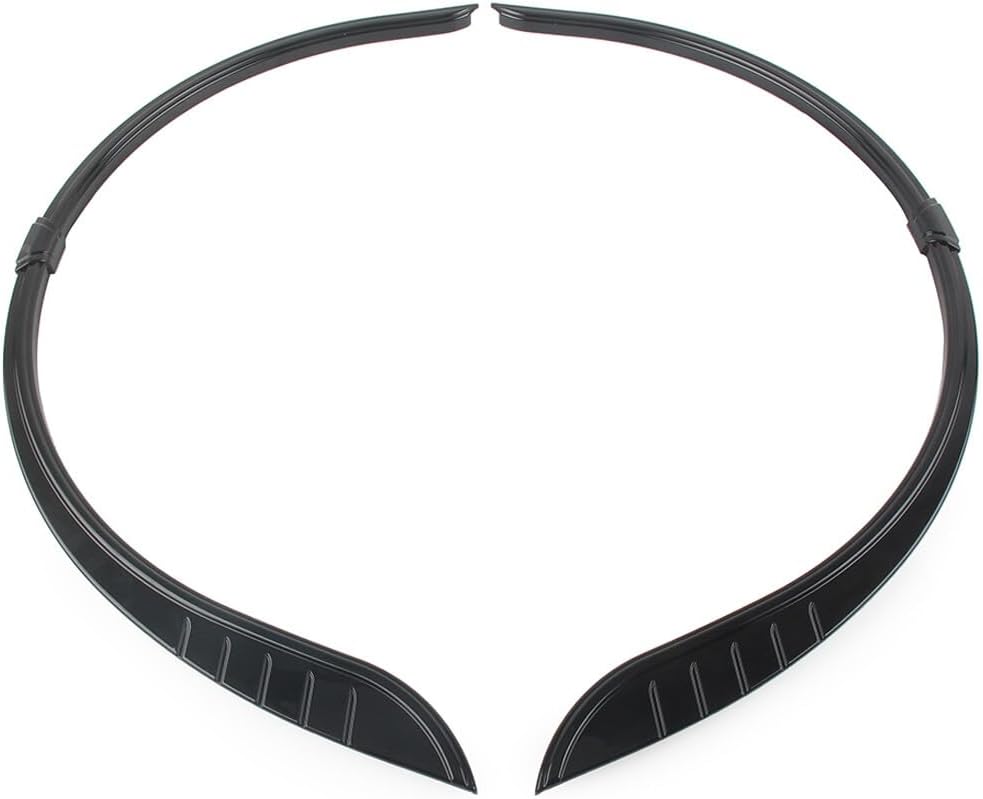 ya 23 10.7 baidi for Harley Tri-Glide Ultra FLHTCUTG Rear Fender Flares Skirts Trim Accent Black