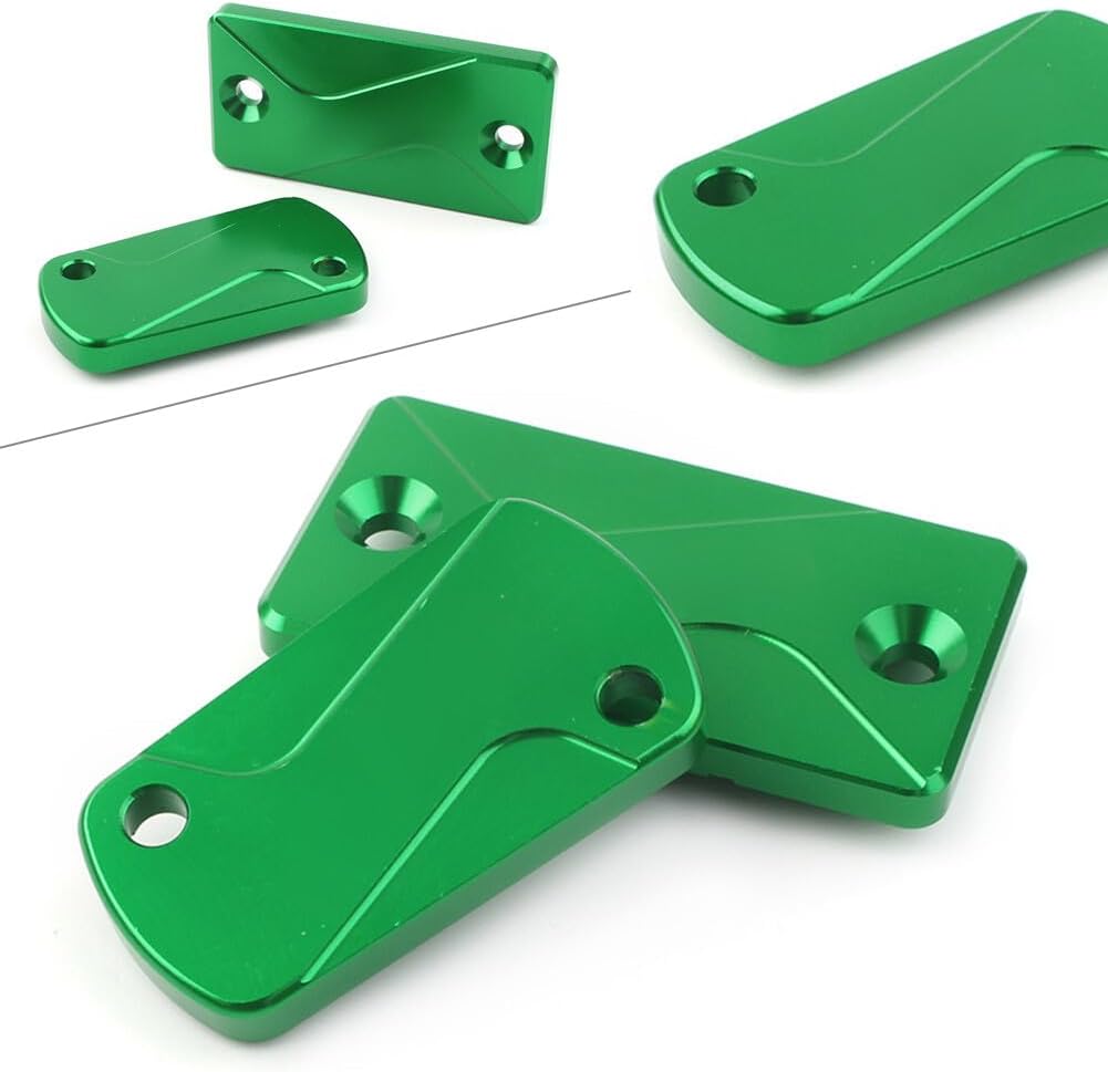 ya 10 9.16 zhengce CNC Front Rear Brake Reservoir Fluid Cover Fit for Kawasaki KLX125 KX250F K