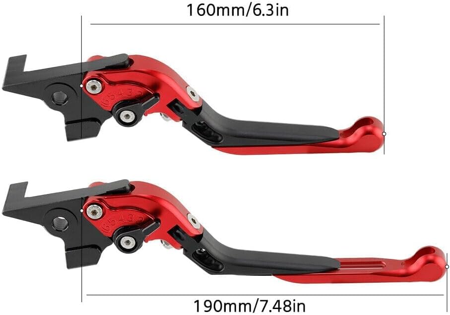 ya 4 8.14 Adjustable Foldable Extendable Clutch Brake Lever Kit for Yamaha XSR 700 900/ABS