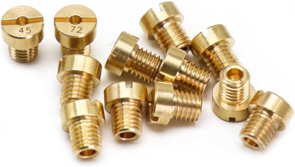 ya 2 8.15 12Pcs #45 - #72 Carb Main Jets Idle Jet Kit For Dellorto PHBG AD/for DS Carburetor