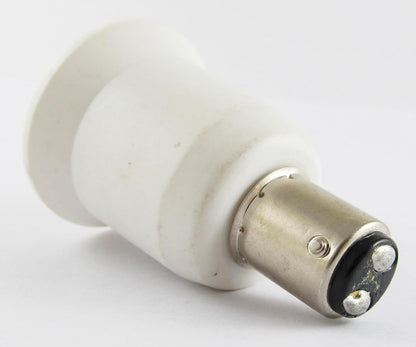 ya 26 10.21 baidi 1x BA15D Male to E26/E27 Female Socket Base LED Halogen Light Bulb Lamp Adapter