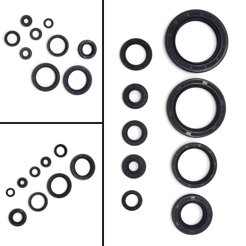 ya 13 9.15 baidi for Honda Motorcycle Engine Oil Seal Kit Set Seals CRF450R 2009-2014 CRF450R