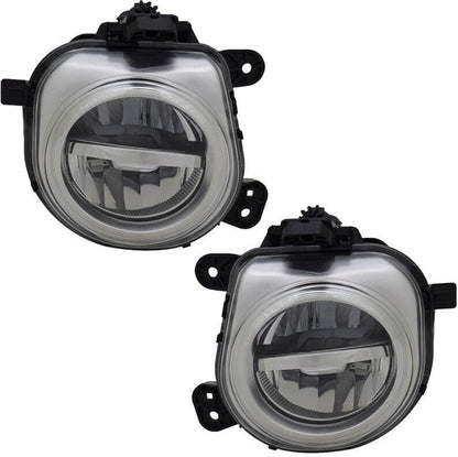 ya 4 8.14 Front bumper LED fog lights 2 pcs for BMW X3 F25 X4 F26 X5 F15 F85 X6 F16