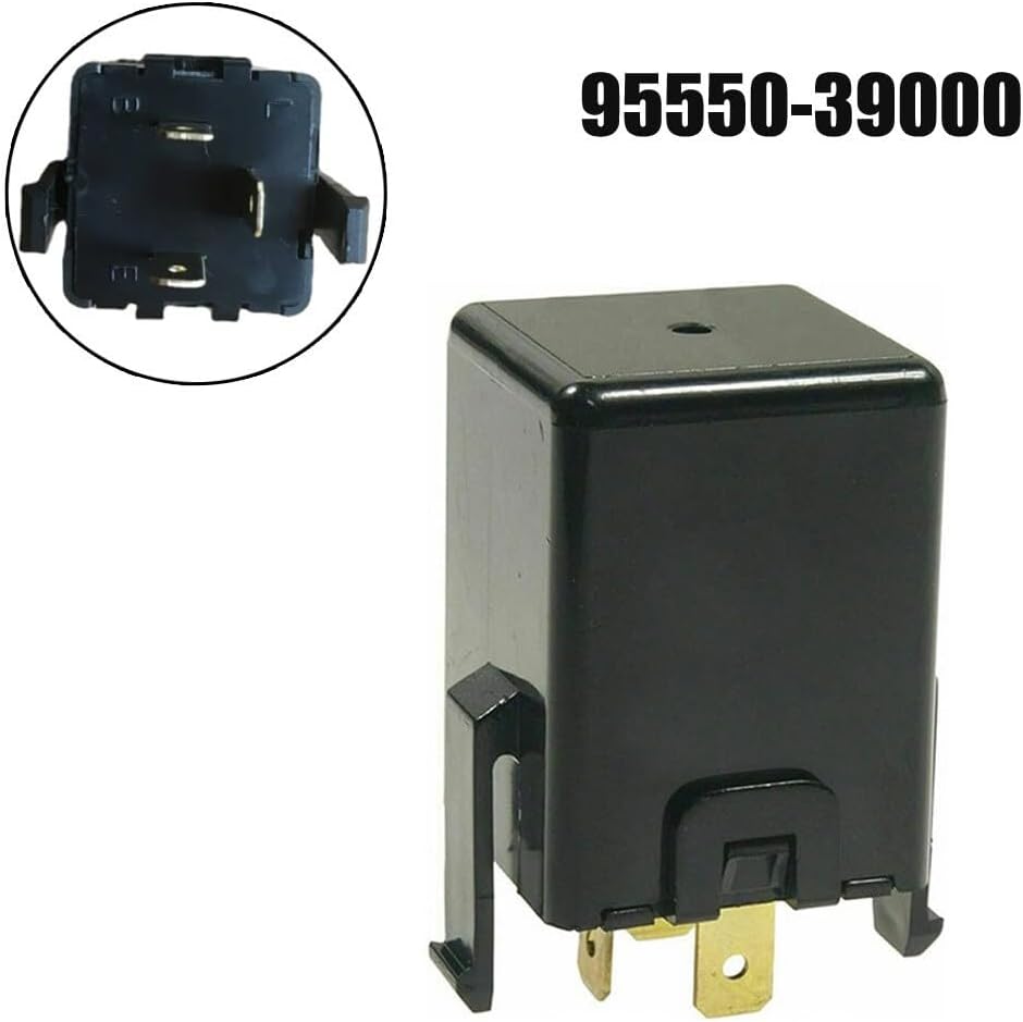 ya 13 9.15 baidi 1 PCS 95550-39000 Turn Signal Flasher Relay 9555039000 For for Hyundai For for Kia Black