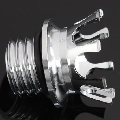 ya 13 9.15 baidi Crown Style Oil Cap Fuel Tank Right-hand Thread Billet for Harley Softail