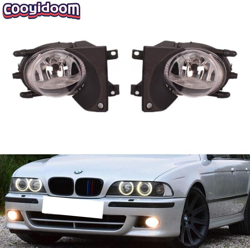ya 2 8.15 Suitable for BMW 525i 530i 540i E39 front fog lights with bulb left and right from 2001 to 2004