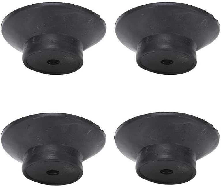 ya 26 10.21 baidi 4* - Air-Compressor Black Rubber Pad Replacement Foot Pads M6 Vibration Isolator