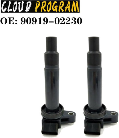 ya 9 10.24 2 Pcs Ignition coil 90919-02230 for Toyota Sequoia Tundra 4.7L for Lexus GS430