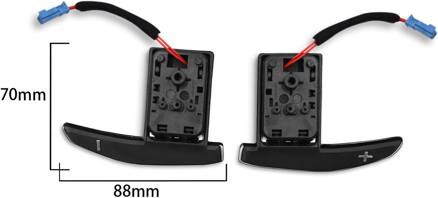 ya 4 8.8.2 Aluminum Steering Wheel Shifter Paddles for BMW F20 F22 F30 F32 X5 X6 F80 M3 M4