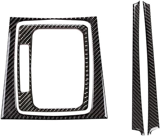 ya 2 8.15 Console Gear Shift Cover Strip Carbon Fiber for Mercedes-Benz W204 07-13