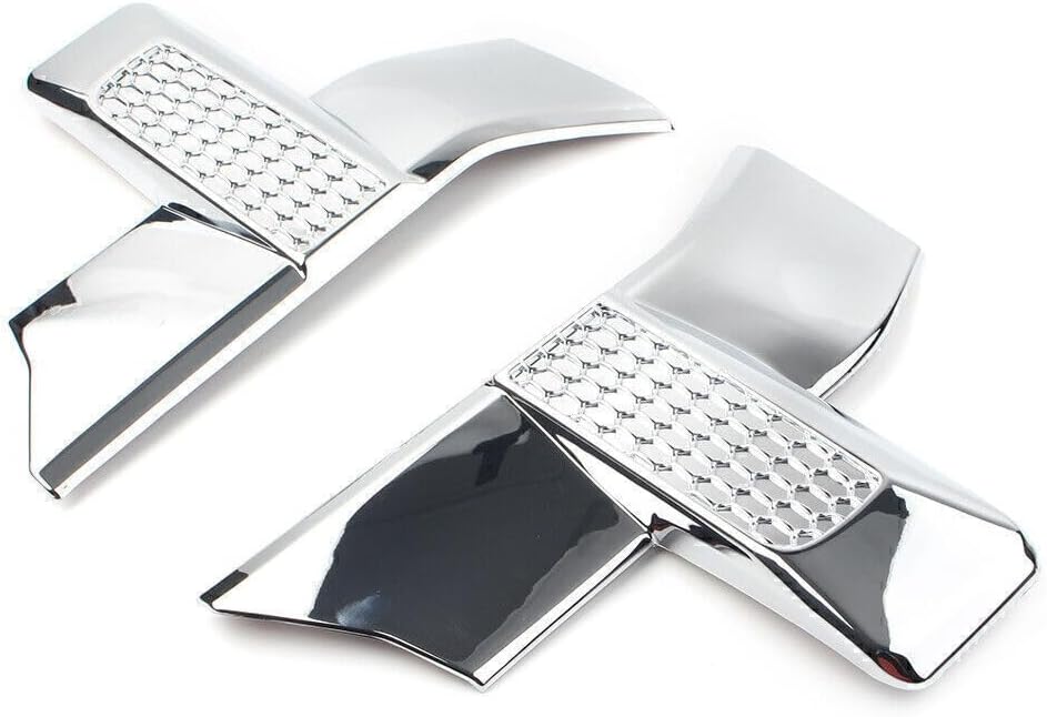 ya 4 8.8.2 2x Front Bumper Headlight & Grille Cover Fit 2015 2016 2017 for Ford F150 T Chrome
