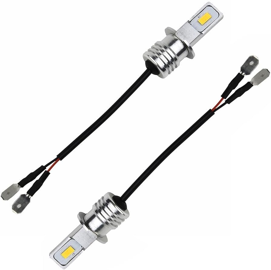 ya 13 9.15 baidi 2 Pcs Light Bulbs Conversion Kit Degrees 55W 2000LM 3000K 63MM*12MM H3 CSP