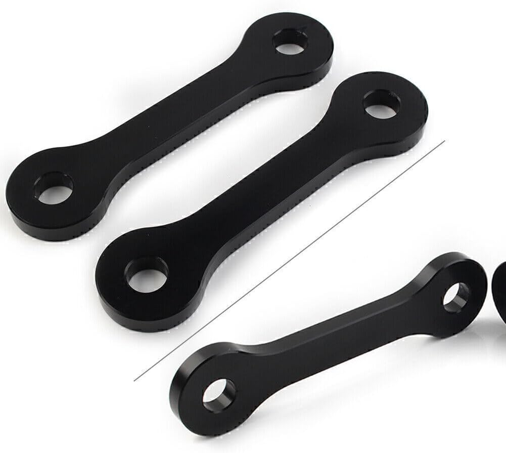 ya 6 8.14 Rear Lowering Drop Link Kit Black Fit for Suzuki DRZ400E DRZ400S DRZ400SM 2000-2020