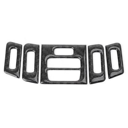 ya 9 10.24 Fit for BMW E90 E92 E93 2005-2012 10 Carbon Fiber Air Conditioner Outlet Tr