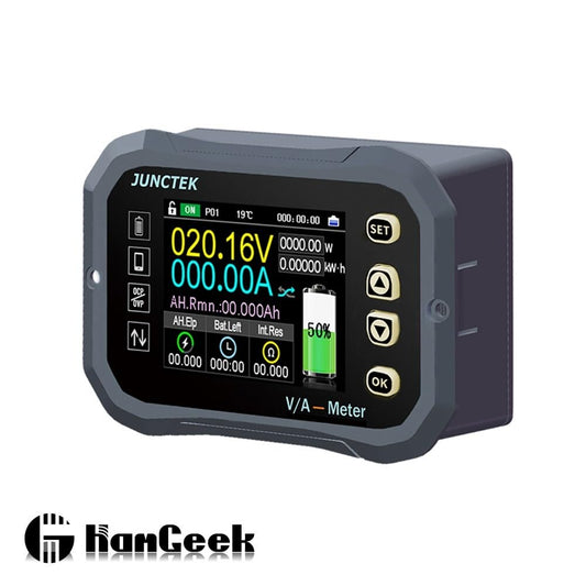 ya 16 10.20 baidi KG160F 0V-120V 600A Battery Monitor Coulometer Voltage Current Meter Support APP