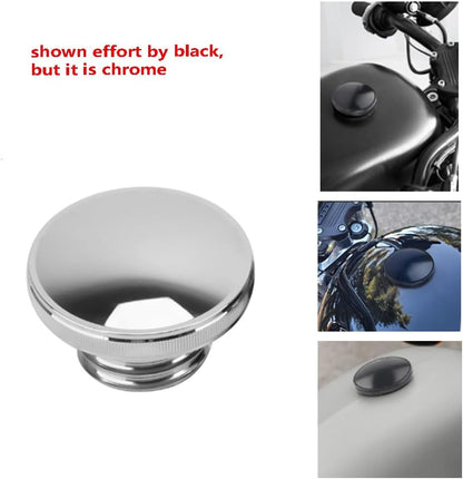 ya 5 8.24 baidi Chrome gas tank cap suitable for Harley Davi for DS on Sportster XL883 XL1200 Dyna Softail