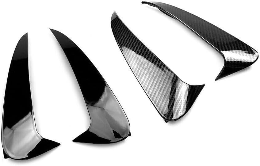 ya 4 8.14 for Mercedes-Benz C Class Coupe C205 Pair Rear Bumper Splitter Canard Air Vent