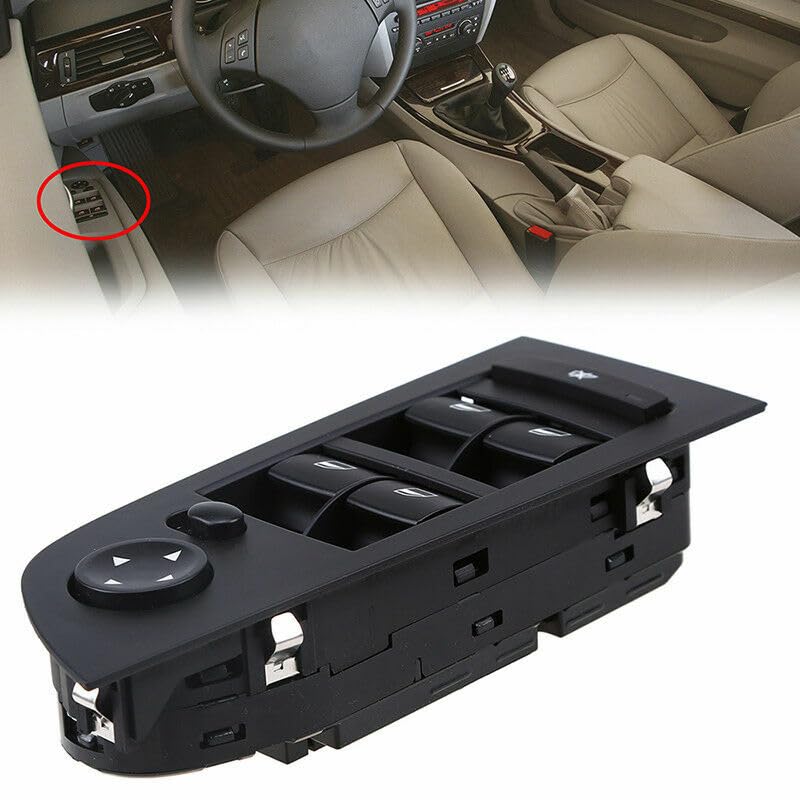ya 9 10.24 Front LH Master Power Window Switch for E90 E91 318i 320i 325i 335i 3