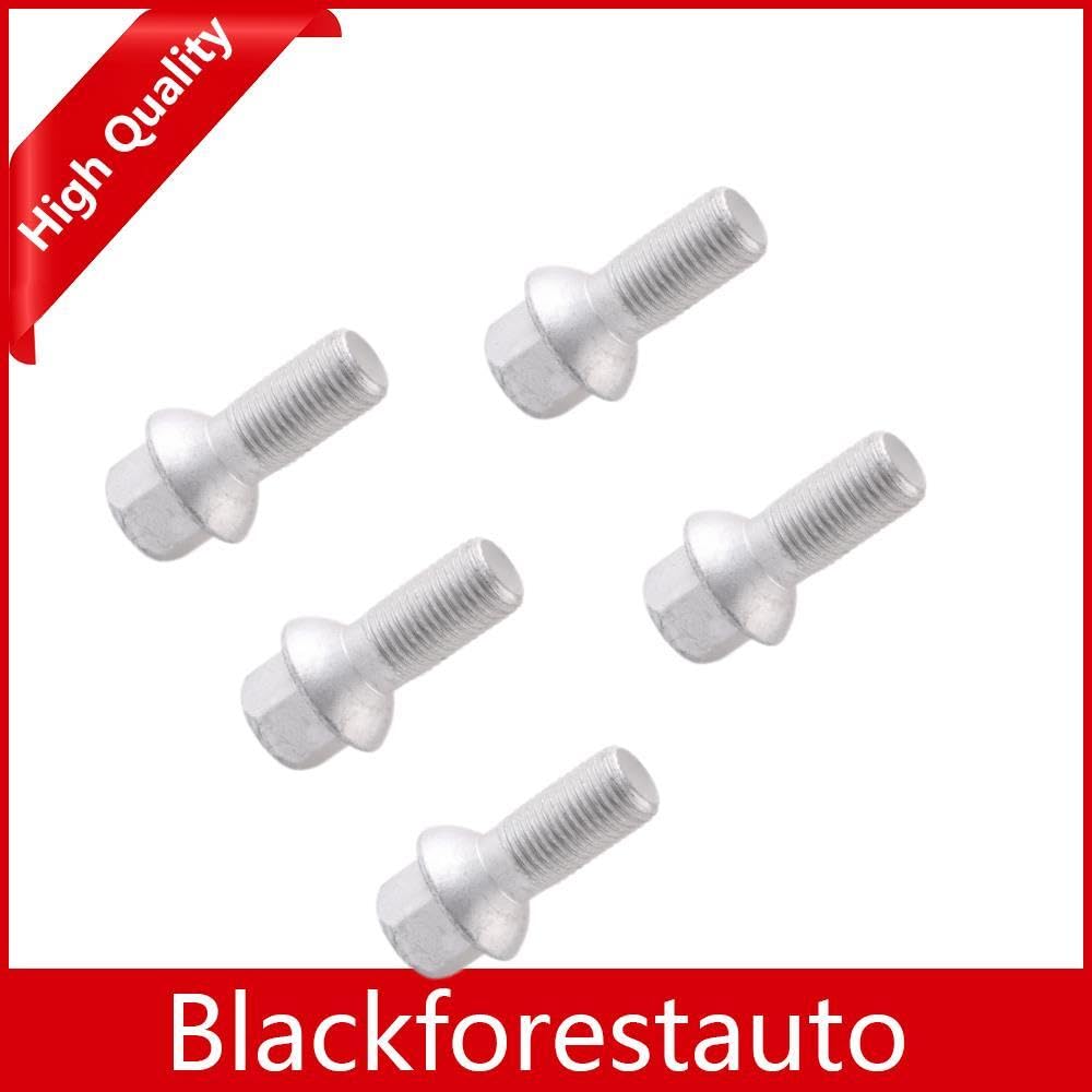 ya 5 8.10 5Pcs Wheel Lug Bolts Nuts Fits for Mercedes W204 W211 C209 W164 W251 A 000 990 49 07