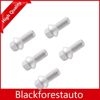 ya 5 8.10 5Pcs Wheel Lug Bolts Nuts Fits for Mercedes W204 W211 C209 W164 W251 A 000 990 49 07