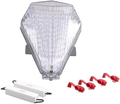 ya 10 9.16 zhengce Motorcycle Rear Brake Tail Light Turn Signals Fit for Yamaha YZF R6 2006 20