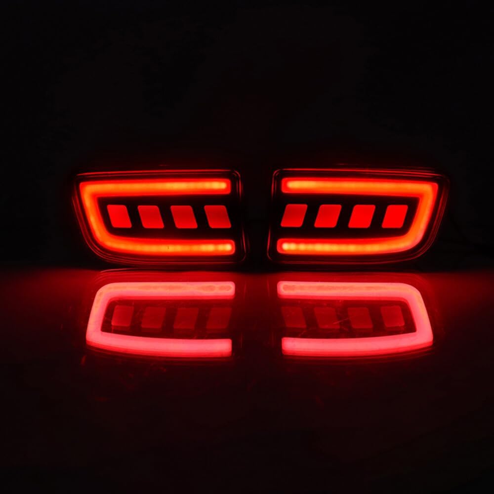ya 13 9.15 baidi 4in1 Rear Bumper Reflector Lights Smoked For for Toyota for 4Runner 03-05 Hilux 03-09