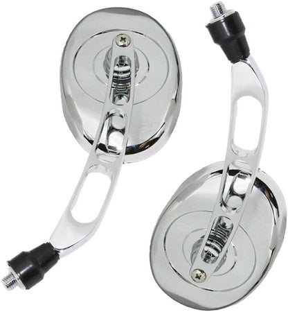 ya 2 8.15 Universal Motorcycle Rearview Mirror Round Mirror Suitable for Kawasaki Vulcan 900 2000 500 800