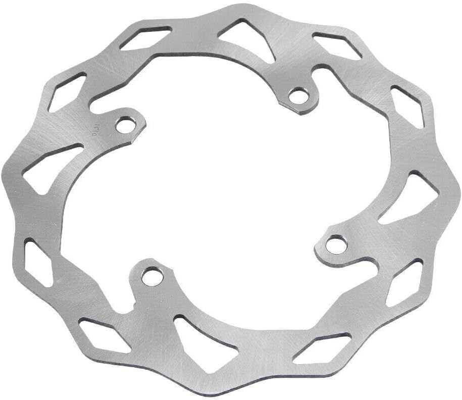 ya 13 9.15 baidi Rear Brake Disc Rotor Fit for Kawasaki KX125 2003-2005 & KLX450R 2007-2016 Silver
