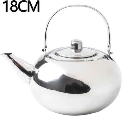 ya 14 9.20 baidi Stainless Steel Kettle Heat Resistant Handle Stovetop Camping Coffee Pot New-1