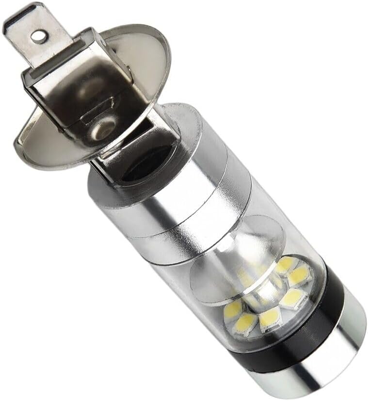 ya 4 8.8 Headlight H1 100W LED White 12-24V 20-SMD 6000K Projector Driving DRL Bulb 