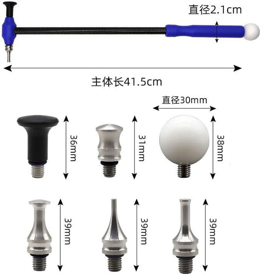 ya 12 10.8 zhengce PDR Carbon Fiber Car Body Dent Down Ding Hammer Hail Removal for Smart Repa