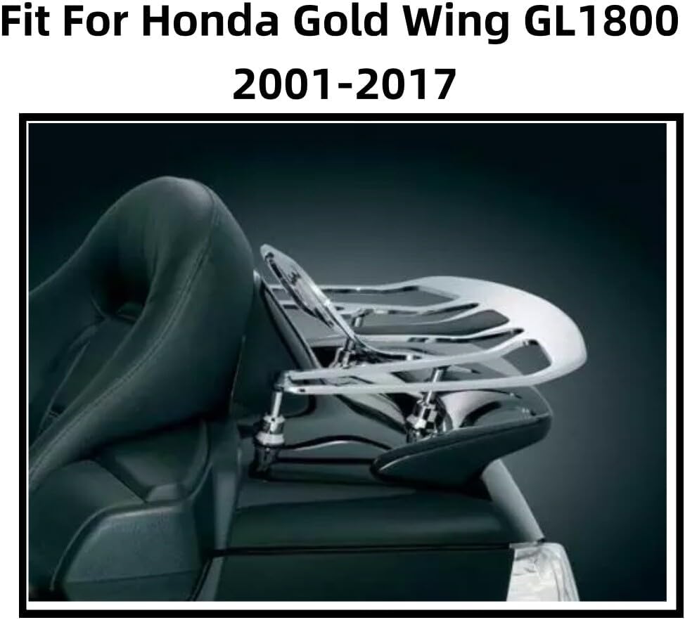 ya 23 10.7 baidi Aluminum Chrome Motorcycle Rear Lugguage Rack for Honda Goldwing GL1800 2001-17