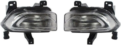 ya 4 8.10 Front bumper LED turn signal driven fog lights suitable for Jeep Renegade 2015-2018