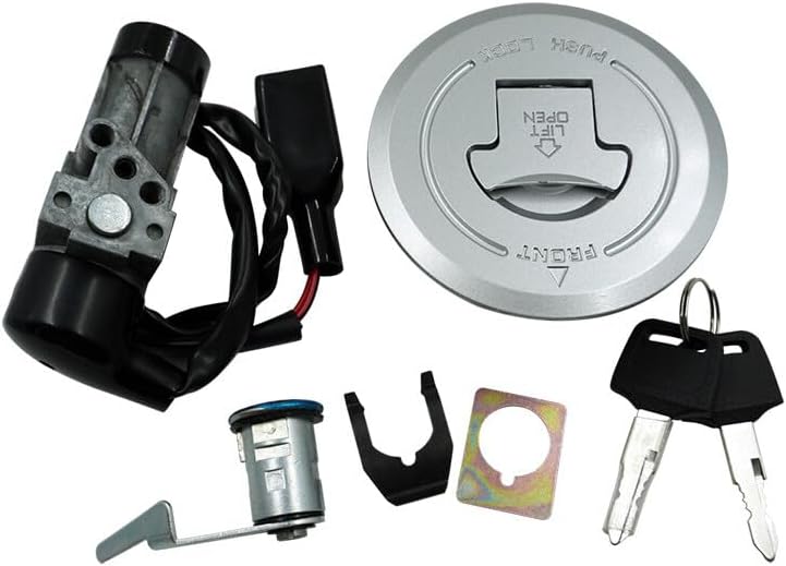 ya 6 8.24 baidi 1 piece ignition switch lock fuel gas cap for SEAT lock with 2 keys for 2015 GROM125 2AC