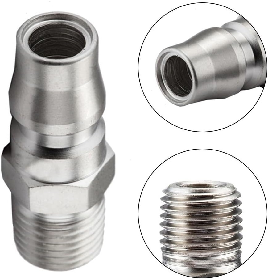 ya 14 9.20 baidi 5PCS For NITTO Male-Coupling Air Fitting With 1/4inch Male-Thread (20PM)-2