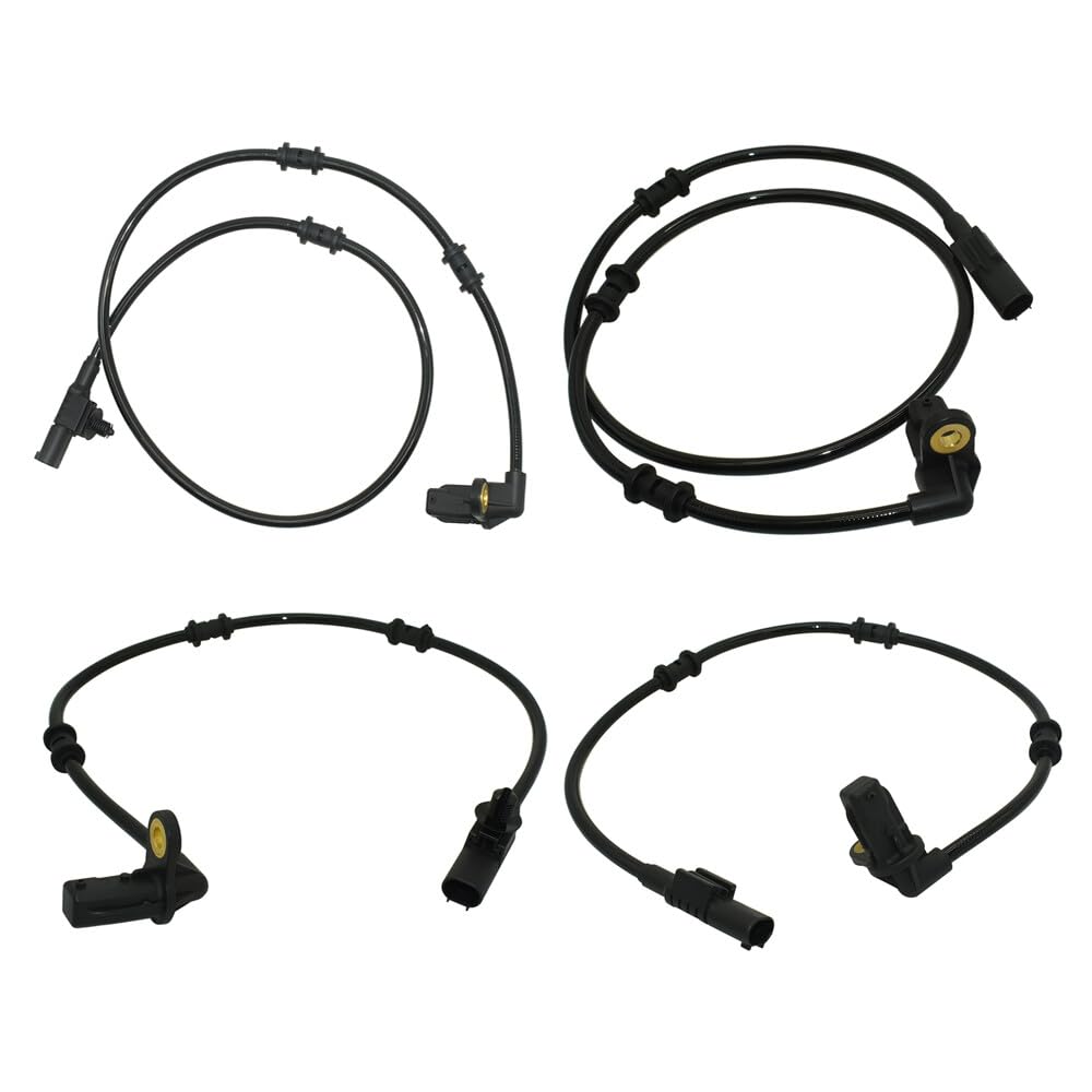 ya 5 8.10 4pcs ABS Wheel Speed Sensor for Mercedes-Benz ML350 ML500 2003-2005 Front & Rear