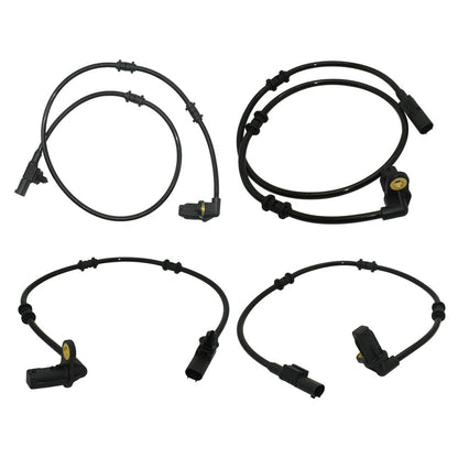 ya 5 8.10 4pcs ABS Wheel Speed Sensor for Mercedes-Benz ML350 ML500 2003-2005 Front & Rear